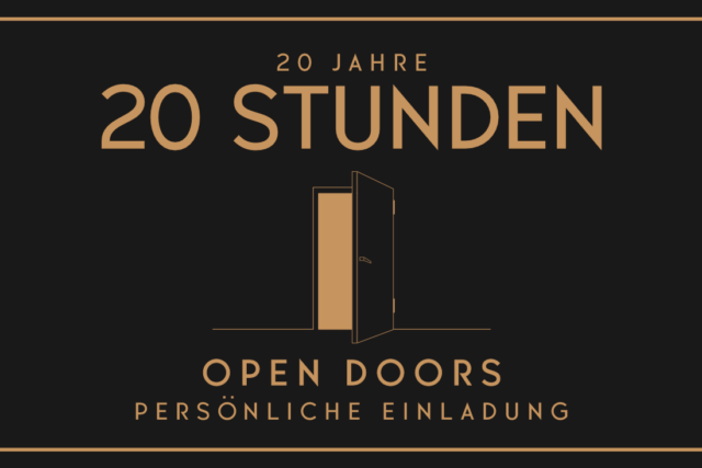 Einladung zum Open doors Event